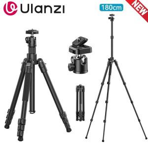 Ulanzi TT53 삼각대 전화 카메라용 180CM 범용 사진 스탠드 360 ° DSLR Canon 용 팬 퀵 릴리스 플레이트