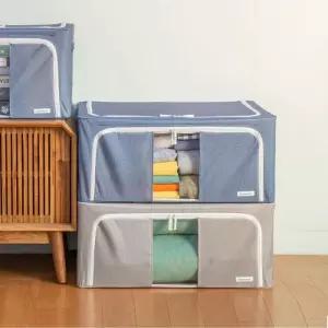 락앤락 옷 이불 드레스룸 정리 다용도 패브릭 리빙박스 60/80L 택1 다용도 리빙박스 6