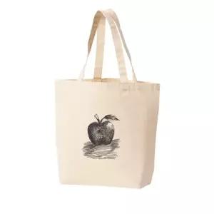 에코백 토트백 사과스케치 펜슬 애플 드로잉 그림 다양한 사이즈