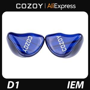COZOY D1 IEM 10mm 그래핀 다이어프램 듀얼 마그네틱 회로 캐비티 다이내믹 유선 인이어 이어폰