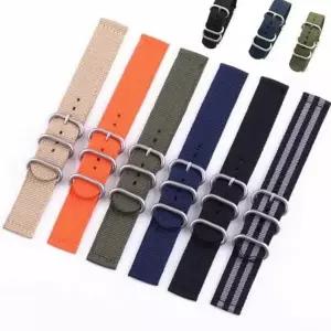 꼰 버클 나토밴드 고급 시계줄 스트랩 실버