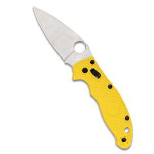 스파이더코 매닉스 2 접이식 캠핑 PlainEdge EDC 나이프 FRCP 사냥 - C101PYL2 하이킹에 남녀공용 블레이드 스틸 적합 3.3인치 마그나컷 핸들 밀리터리 생존 CPM 포켓