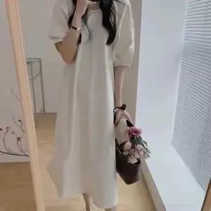 루즈핏 반팔 여성 롱원피스 벌룬 러블리 원피스 WFLX6CK