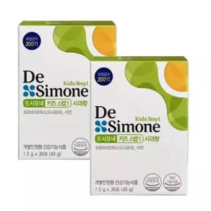 드시모네 키즈 스텝1 사과향 1.5g 30포 x 2개