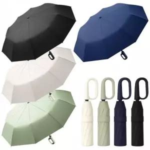 [골드스마일]카라비너 3단 자동 양우산 우양산