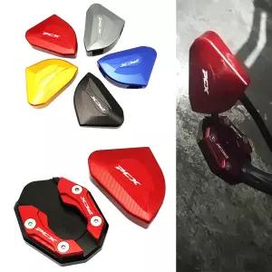 로고 PCX PCX125160150 PCX150 PCX160 오토바이 액세서리 CNC 풋 사이드 스탠드 확장 패드 킥 스탠드 플레
