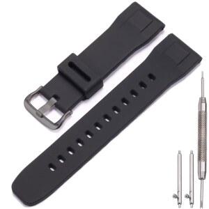 MCXGL 방수 실리콘 시계줄 카시오 프로트렉 PRG650 600 PRW6600 남성 스포츠 교체 스트랩 팔찌 24mm 퀵 릴리스