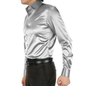 실버 남자 실크셔츠 구김없는 캐주얼 중간 XL 체크 반팔 얼음 2컬러 구김방지 조폭 소매