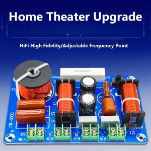 3WAY 250W 오디오 스피커 크로스오버 모듈 트레블 미디엄 베이스 하이파이 5200Hz5500Hz  홈 시스템