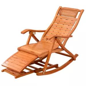 원목 라운지 흔들의자 안락의자 접이식 휴식용 발받침