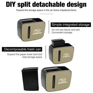 스바루 포레스터 XV 트라이베카 아웃백 임프레자 레거시 STI WRX BRZ 차량호환  시트 등받이 수납함/소품