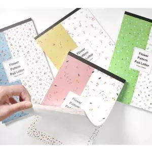 플라워 210PFK14 패드편지지 5P 뜯어쓰는 편지 편선지 선물