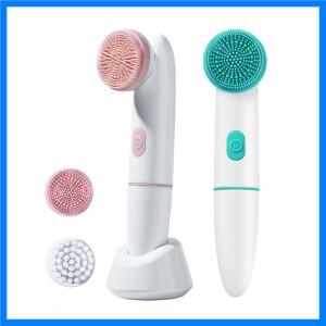 전동 얼굴 클렌저 배터리 구동 방수 진동 얼굴 세정 브러시 2단계 얼굴 딥 클렌징 마사지 기기