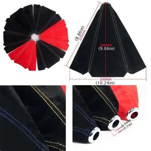 자동차 기어 시프트 노브 몰려 들고 커버 범호환  시프터 부츠  스웨이드 방수 인테리어 장식