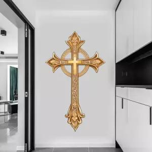 십자가 스티커 자체 벽 자동차 스티커 방수 제품 문 스티커 스티커 접착