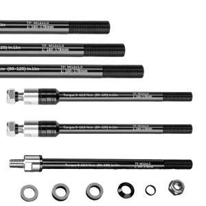 자전거 트레일러 스루 액슬 어댑터 160-178MM P1.0 프론트 포크 히치 사이클링 ACce