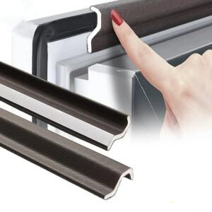 40M 캐스먼트 창문 폼 씰링 스트립 S형 방음 방수 문 씰 갭 필러 테이프 방풍 자가 접착