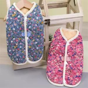 어반블루 강아지김장조끼 강아지누빔조끼