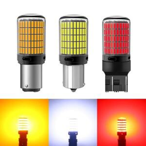 1pcs Led 전구 1156 ba15s P21W BAU15S BAY15D 7440 T20 턴 시력 라이트 브레이크 램프 반전
