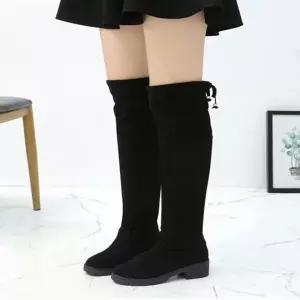 싸이하이부츠 롱부츠 겨울 오버니 기모 털안감 따뜻한