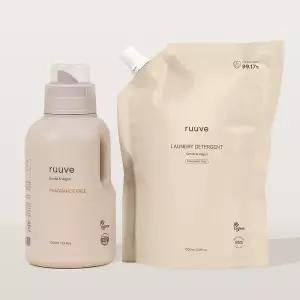 [본품+1.3L 리필] 러베 미세먼지제거 아기 세탁세제 무향 1L 신생아 고농축 중성세제