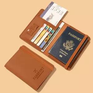 가죽 여권 케이스 여권지갑 커버 브라운 가족여권케이스 가죽여권케이스 여권커버케이스