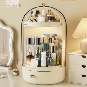 화장품정리함 수납함 정리대 보관함 수납 원목 우드 구성 트레이