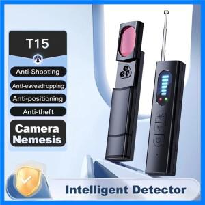 숨겨진 카메라 탐지기 안티 스파이 자동차 GPS 추적기 청취 장치 버그 RF 무선 모든 신호 스캐너 가제트 보