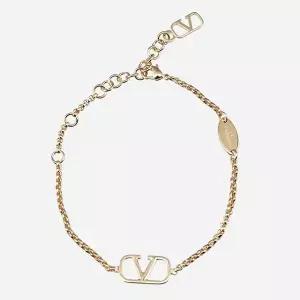 [발렌티노]6S 8W2J0F84 MET CS4 메탈 V 로고 시그니처 브레이슬릿