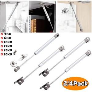 24 팩 가스 스프링 도어 리프트 지원 6-20KG 캐비닛 스트럿츠 유압 주방 찬장 경첩 소품충격