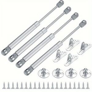 2PCS 구리 포스 가스 스프링 캐비닛 힌지 60N100N 스트럿 도어 리프트 지지대 유압 찬장 충격 버퍼