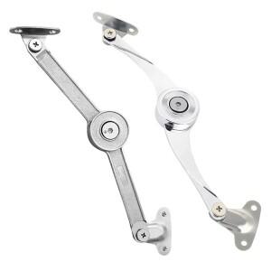 5세트 유압 무작위로 중지 경첩 주방 캐비닛 도어 조정 가능한 폴리 셔 가구 리프트 업 플랩 스테이 지원