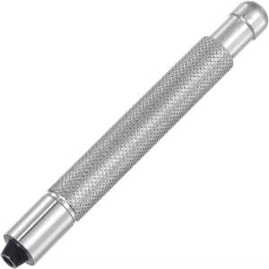 uxcell 시계 크라운 와인더 도구 4mm 수동 기계식 와인딩 악기 카본 스틸 크롬 도금 수리 도우미