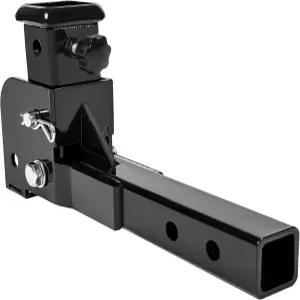 HECASA 2인치 리시버 히치 어댑터 접이식 트레일러 휠체어 카고 캐리어 익스텐션 샹크 마운트 500파운드