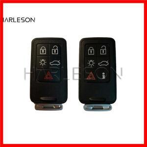 5/6 버튼 볼보 S60L/XC60/S80L/V60/V40 Fob 자동차 키 블랭크 케이스 커버 교체 용 스마트 원격 쉘