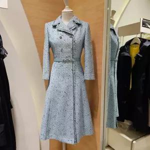 [하프클럽/더아이잗뉴욕]더아이잗2024SS   최신상   트위드벨티드정장원피스