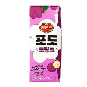 델몬트 드링크 포도 190ml x 32팩 / 팩주스