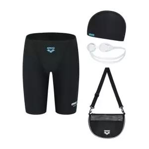 아레나 남아동 4부 수영복 수경 가방세트 Z263195