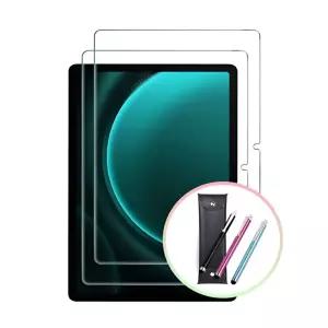 갤럭시탭S9 플러스 강화유리 2매 세트+심플펜 액정보호필름 악세사리 태블릿 패드