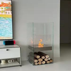 바이오 에탄올 난로 불멍 알콜 유리화로 가정용 아파트