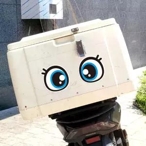 왕눈이12 고휘도 반사 자동차스티커 130x133mm 차량용 이스티커 모양 하이빔 대형 육각 화물차 야간 졸음방