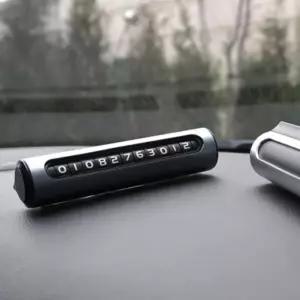 자동차 주차번호판 알림판 금속 재질 안내판 모음전차량 차판 임시판 용품 전화