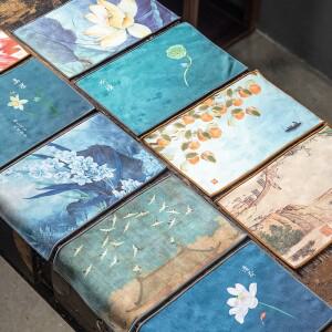 두꺼운 봉제 모조 사슴 가죽 차 수건 흡수성 물  냅킨 테이블 매트 단열 주전자 코스터