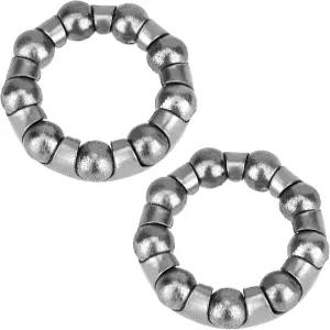 자전거 볼 크랭크 베어링 스테인리스 스틸 1/4인치 x 9볼 4Pc 교체용 산악 부품 수리 액세서리 하단