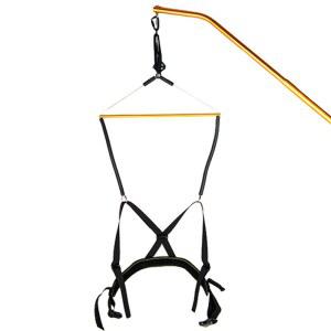 피겨 스케이트 하네스 트리플 서스펜더 악셀 세트-보라색-대형 스트랩 쇼트트랙 피겨스케이트