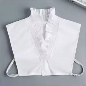 페이크 포인트 브이넥 카라 카라 이너셔츠 레이어드 러플 브이넥페이크카라