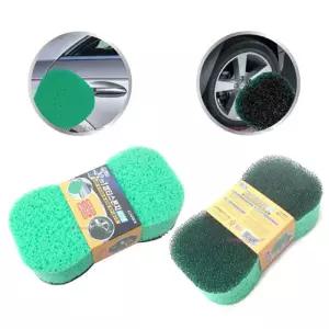 (세차용품) 도장면/타이어 휠용 이중구조 세차 스폰지 자동차용품 세차용품