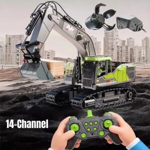 RC카 자동차 오토바이 모형 무선 조정 오프로드 드리프트 미니 포크레인 14채널 리모컨 굴착기 장난감 소년