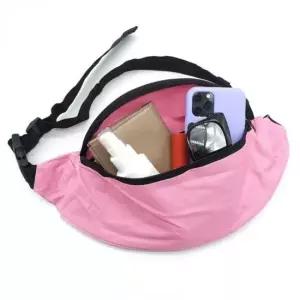 핑크 스포츠 웨이스트 파우치 동전 지갑 힙색 가벼운 휴대용 바디백 동전가방 스포츠힙쌕