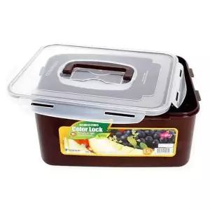 컬러밀폐 반찬용기 도시락 김치 저장용기